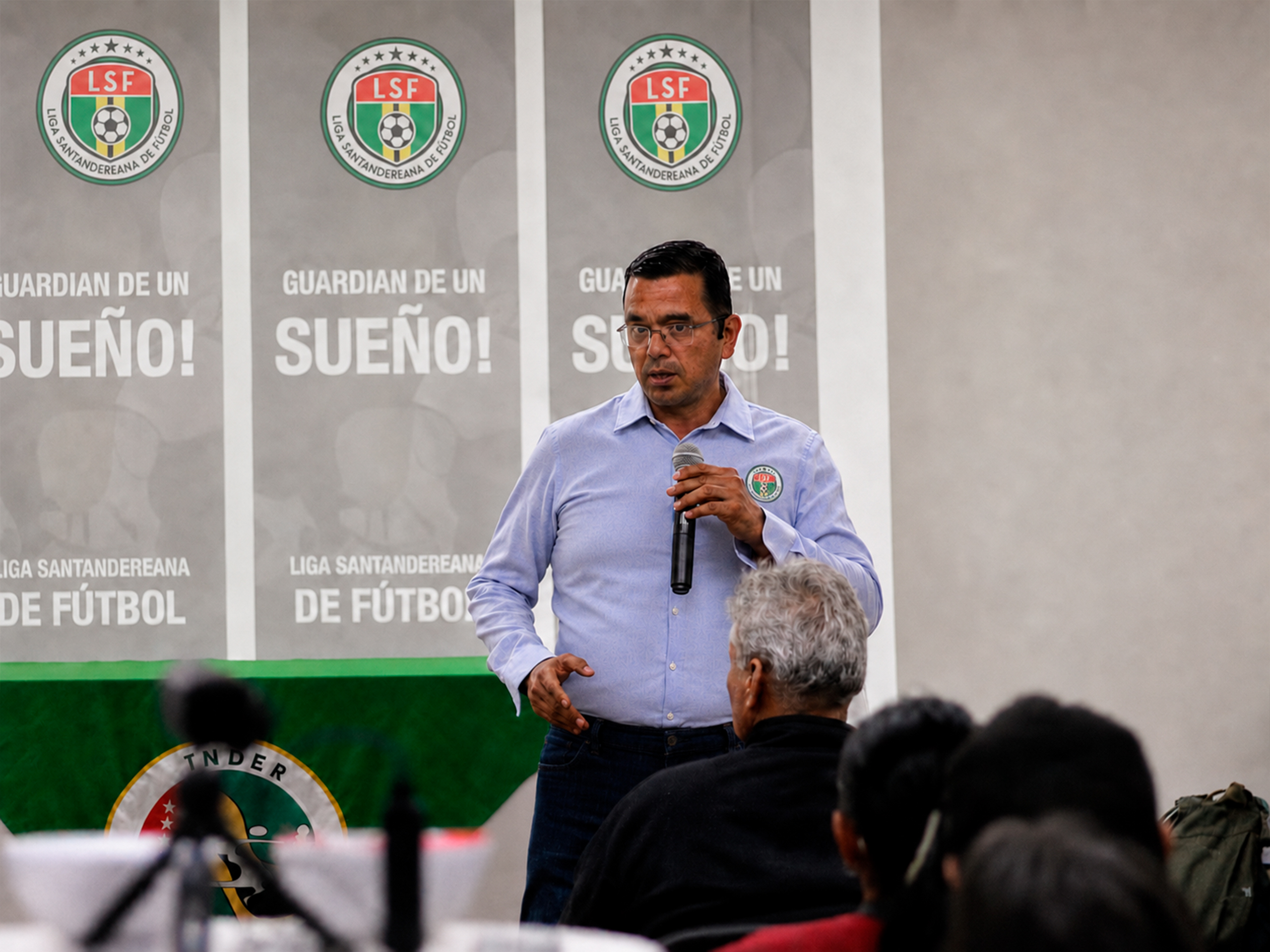 Julio Torres Vega, presidente de la Liga Santandereana de Fútbol