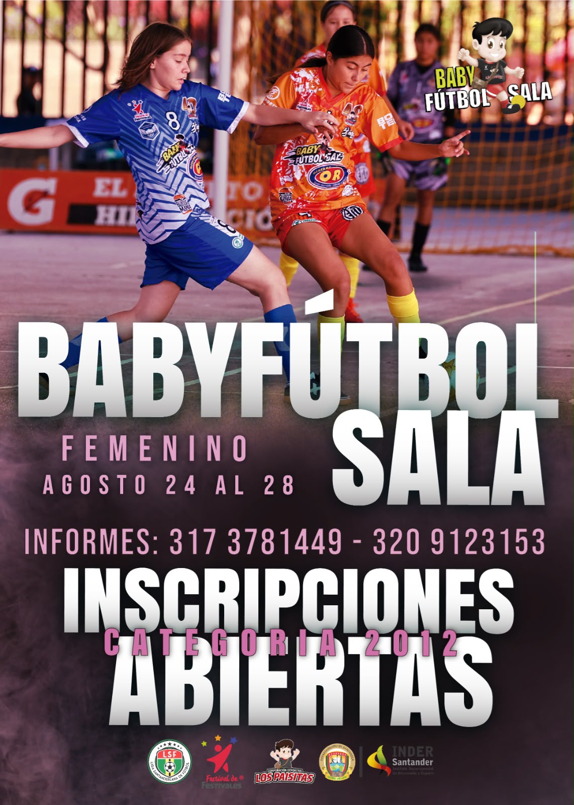 Babyfútbol Sala femenino, categoría 2012