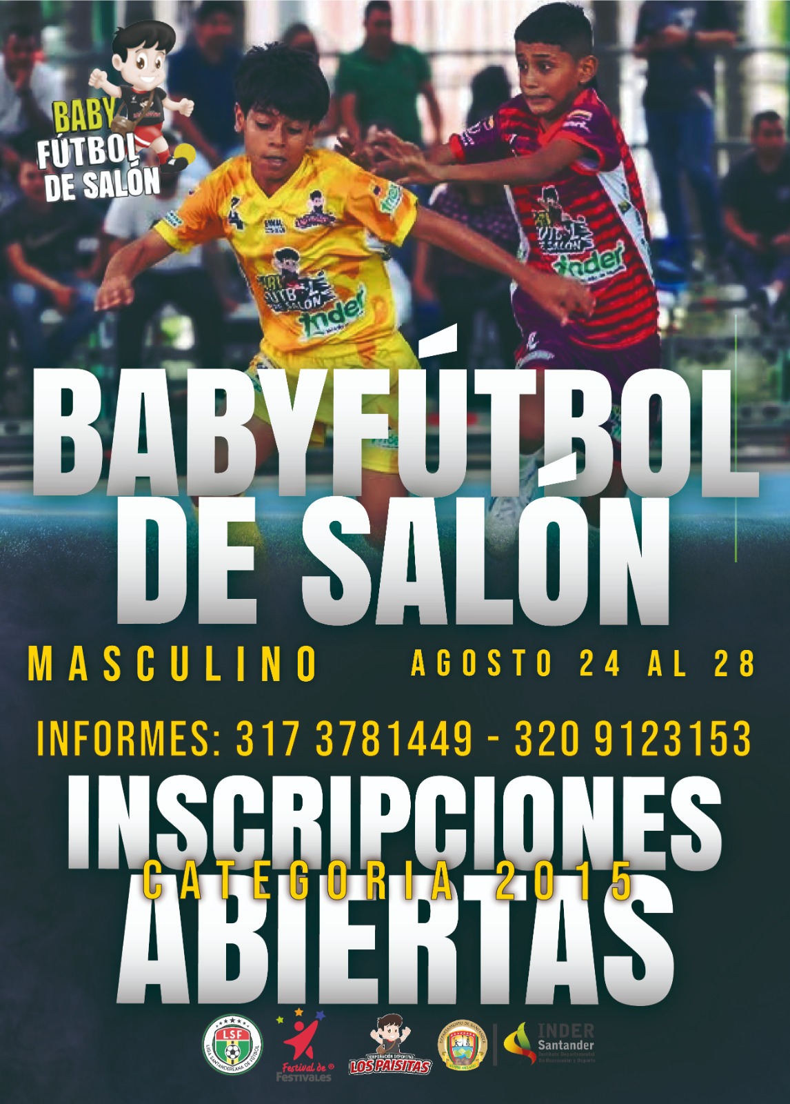 Babyfútbol de Salón masculino, categoría 2015